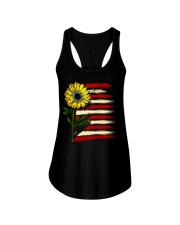 Sunflower USA Grunge Flag Ladies Flowy Tank thumbnail