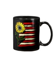 Sunflower USA Grunge Flag Mug thumbnail