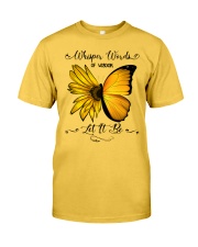 Whisper Words Of Wisdom Let It Be Sunflower Classic T-Shirt front