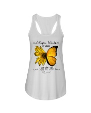Whisper Words Of Wisdom Let It Be Sunflower Ladies Flowy Tank thumbnail