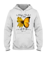 Whisper Words Of Wisdom Let It Be Sunflower Hooded Sweatshirt thumbnail
