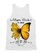 Whisper Words Of Wisdom Let It Be Sunflower All-over Unisex Tank thumbnail