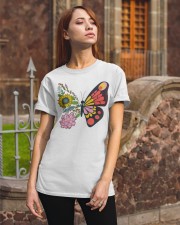 Flowers Butterfly Classic T-Shirt apparel-classic-tshirt-lifestyle-06