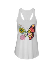 Flowers Butterfly Ladies Flowy Tank thumbnail