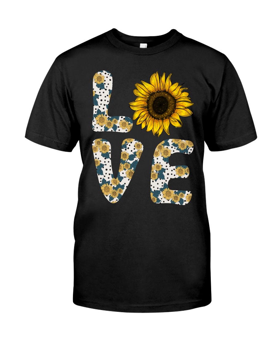 Love Sunflower Classic T-Shirt