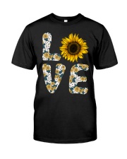 Love Sunflower Classic T-Shirt front