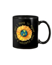 What A Wonderful World Sunflower Earth Mug thumbnail