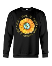And I Think To Myself What A Wonderful World Crewneck Sweatshirt thumbnail