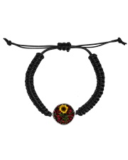 Sunflower And Roses Cord Circle Bracelet tile