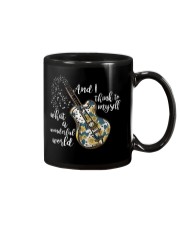 What A Wonderful World Sunflower Guitar Mug thumbnail