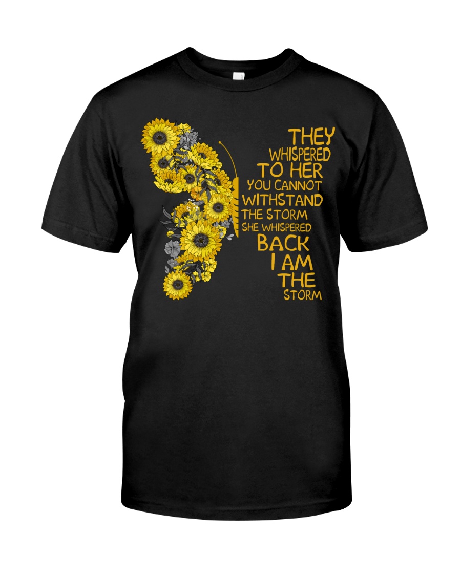 I Am The Storm Sunflower Butterfly Classic T-Shirt