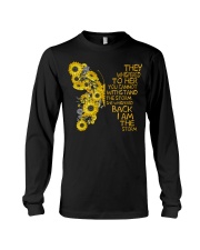I Am The Storm Sunflower Butterfly Long Sleeve Tee thumbnail