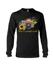 What A Wonderful World Sunflower Long Sleeve Tee thumbnail