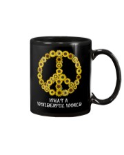 What A Wonderful World Sunflower Peace Sign Mug thumbnail