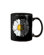 Imagine All The People Living Life In Peace Daisy Mug thumbnail