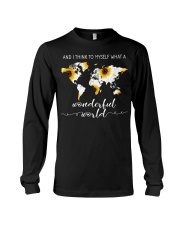 And I Think To Myself What A Wonderful World Long Sleeve Tee thumbnail