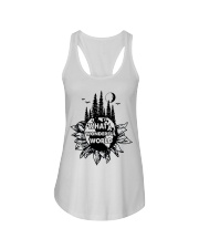 What A Wonderful World Ladies Flowy Tank thumbnail