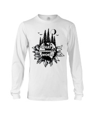 What A Wonderful World Long Sleeve Tee thumbnail
