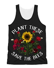 Plant These Save The Bees All-over Unisex Tank thumbnail