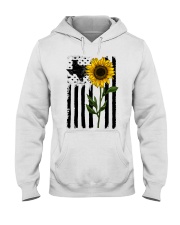 American Flag Sunflower Texas Hooded Sweatshirt thumbnail