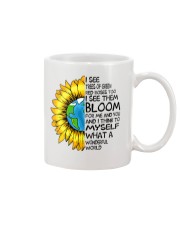 What A Wonderful World Sunflower Earth Mug thumbnail