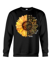 She Is Life Itself Wild And Wonderfully Crewneck Sweatshirt thumbnail