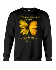 Whisper Words Of Wisdom Let It Be Sunflower Crewneck Sweatshirt thumbnail