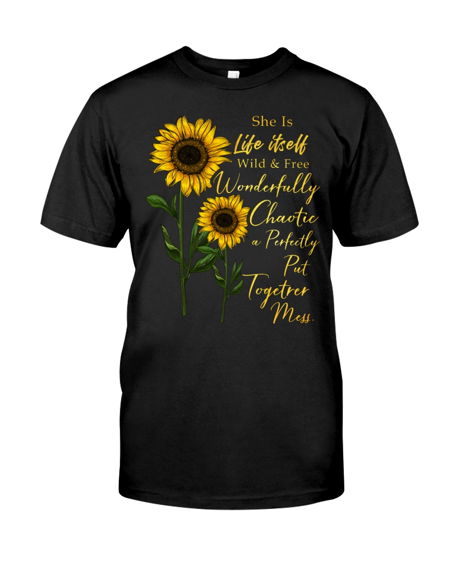 She Is Life Itself Sunflower Classic T-Shirt