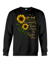 She Is Life Itself Sunflower Crewneck Sweatshirt thumbnail