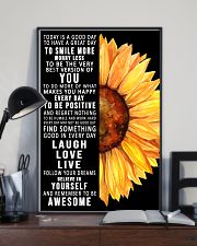 Today Is A Good Day To Have A Great Day Sunflower 11x17 Poster lifestyle-poster-2