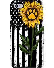 American Flag Sunflower Paw Phone Case thumbnail