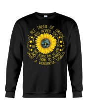 What A Wonderful World Sunflower Crewneck Sweatshirt thumbnail