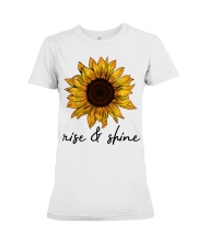 Rise And Shine Sunflower Premium Fit Ladies Tee thumbnail