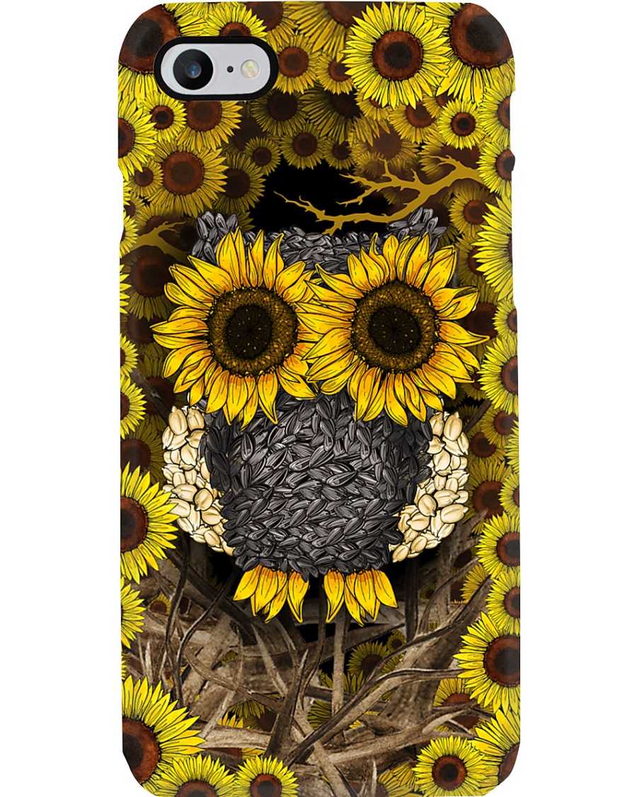 Sunflower Owl Phone Case