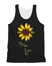 Bee Kind Sunflower All-over Unisex Tank thumbnail