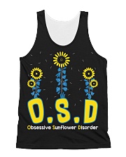 Obsessive Sunflower Disorder All-over Unisex Tank thumbnail