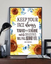Keep Your Face Alwasy Toward The Sunshine 11x17 Poster lifestyle-poster-2