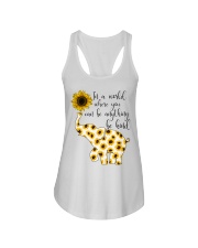 In A World Where You Can Be Anything Be Kind Ladies Flowy Tank thumbnail