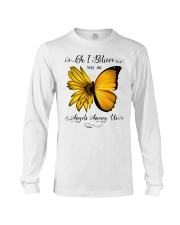 Oh I Believe There Are Angels Among Us Sunflower Long Sleeve Tee thumbnail