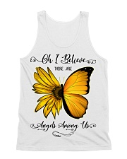 Oh I Believe There Are Angels Among Us Sunflower All-over Unisex Tank thumbnail