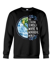 And I Think To Myself What A Wonderful World Crewneck Sweatshirt thumbnail