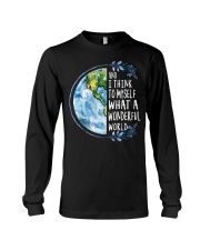 And I Think To Myself What A Wonderful World Long Sleeve Tee thumbnail