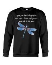 May You Touch Dragonflies Crewneck Sweatshirt thumbnail