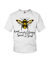 Kind Words Are Like Honey Sunflower Bee Youth T-Shirt thumbnail