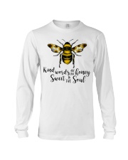 Kind Words Are Like Honey Sunflower Bee Long Sleeve Tee thumbnail