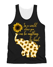 In A World Where You Can Be Anything Be Kind All-over Unisex Tank thumbnail
