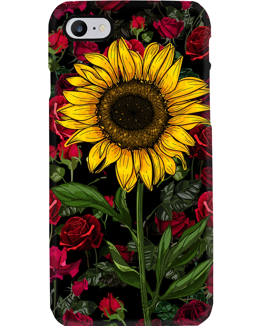 Sunflower And Roses Phone Case