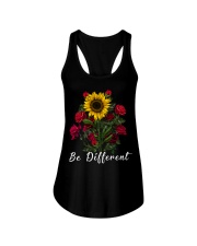 Be Different Sunflower And Roses Ladies Flowy Tank thumbnail