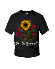 Be Different Sunflower And Roses Youth T-Shirt thumbnail
