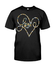 Love Sunflower Classic T-Shirt front